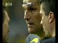 Football spectator hit referee