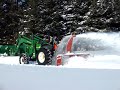 Snow Blower At Work