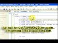 videos de GetAsyncKeyState Hotkey Tutorial Visual Basic 2008