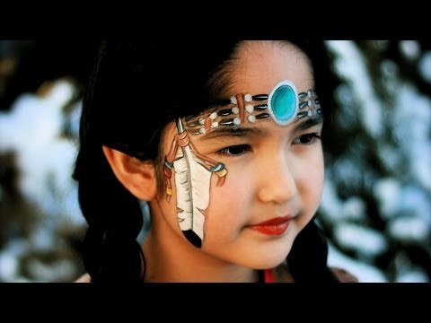 how to native american face paint