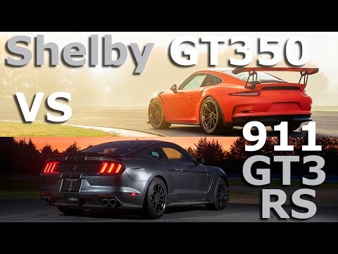 Shelby GT350 vs Porsche GT3 RS