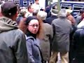 La periodista de RTVE es protegida por la polic�a