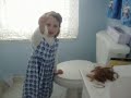 4 year old cut her own hair part 2