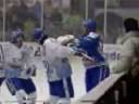 Zell am See - Fassa bench clearing brawl hockey fight Zell am See - Fassa bench clearing brawl hockey fight