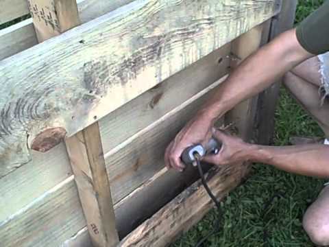 how to fasten pallets together