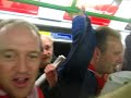 Liverpool Fans On Tube On Way To Chelsea Semi-Final