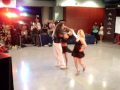 My first show in Europe.  We haven't been dancing together for 8 years.  We decided how the show would start in the moment that we went to the dance floor.  Everything is improvised, like all the dance shows that i have done in my life sofar.Meu primeiro show em Barcelona, há 8 anos que não dançávamos juntos, não sabíamos como iniciaríamos o show; decidimos no momento em que entramos.  Sem ensaio, improvisação, assim como todas as apresentações de dança que eu já tinha feito e que ainda iria fazer. 2007.