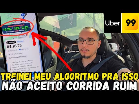 A MELHOR estratégia pra AUMENTAR nossos GANHOS com a UBER e 99Pop.