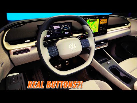 All-New 2026 VW ID. Polo Interior Revealed – New Cockpit, Real Buttons!