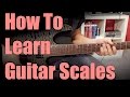 Learning the modes on guitar