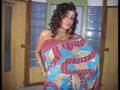 Multicolour Pure Georgette Saree with Blouse