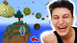 UZAYDA MİNECRAFT OYNADIM 😂 Minecraft 35