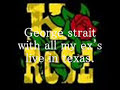 george strait all my ex s live in texas