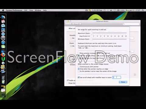 how to zoom screen on mac