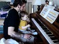 Gibson and I harmonizing in fifths....