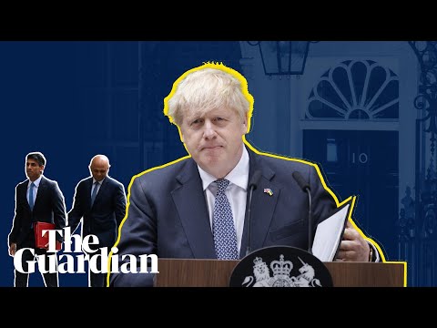 Play this video The 33 hours that brought Boris Johnson down в in three minutes