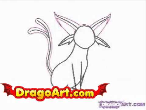 how to draw espeon