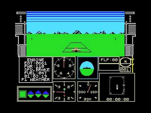 Acrojet (1988, MSX2, Microprose)