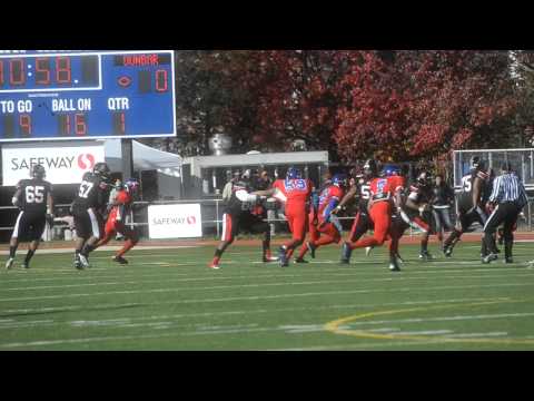 Football DCIAA Turkey Bowl Anacostia vs. Dunbar 11/22/2012