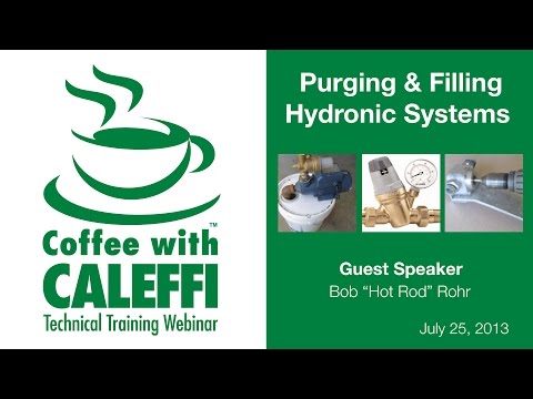 how to fill hydronic heating system