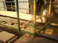 Home made Chainsaw sawmill makes its first cuts. Home made Chainsaw sawmill makes its first cuts.