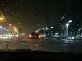 Miami under water! Lamborghini dealer flooding! Storm 12/17/09