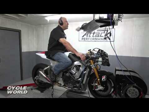 dyno - Richard Stanboli and new team rider Blake Young prepare for three U.S. MotoGP races.
