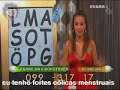Apresentadora sueca vomita ao vivo em seu programa!