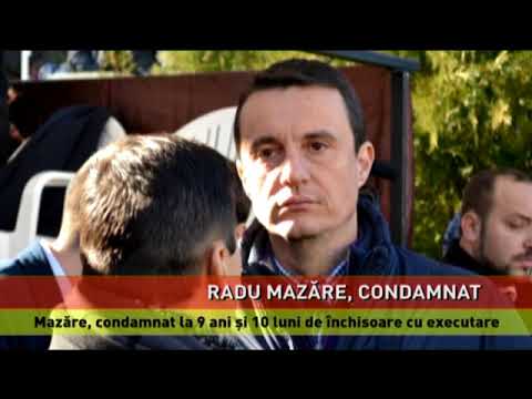 Radu Mazăre, condamnat la închisoare