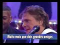 Fiuk(Banda Hori) cantando musica 'PAI' pra seu pai Fabio Jr. ao vivo no Domingão do Faustão