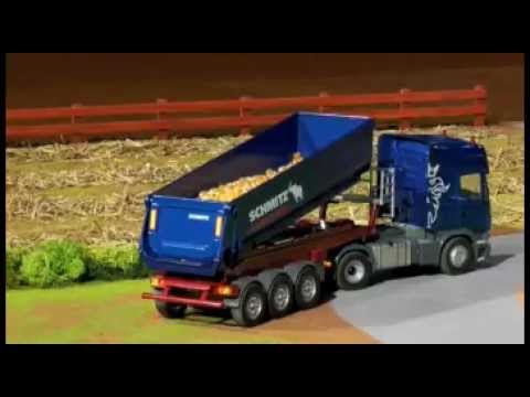 camion scania - Camión RC radio control SCANIA con remolque SCHMITZ Cargobull.