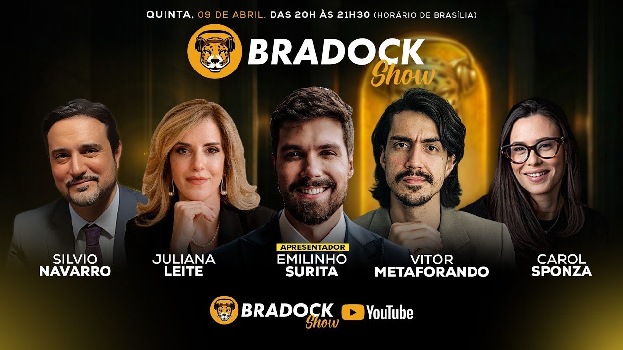BRADOCKSHOW AO VIVO 09 DE ABRIL DE 2026