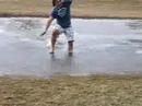 Ice Skim Boarding (take 2) Ice Skim Boarding (take 2)
