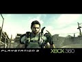 Resident Evil 5 confronto grafica PS3 e XBOX 360 HD