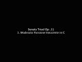 Third movement: Moderato Passione Innocente in CRecorded in 1958.Composed in 1907