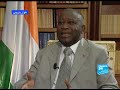 خص رئيس ساحل العاج لوران أغباغبو قناة فرانس 24 بحديث تطرق فيه إلى الاستحقاق الرئاسي المقبل والعلاقات بين باريس وأبيدجان وقضية اختفاء الصحافي الفرنسي الكندي جي اندريه كيفر .