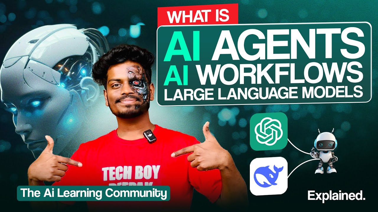 🚨Learn AI From Basics | AI Agents | LLMS | Workflows | ⁨@tech.boy.deepak⁩