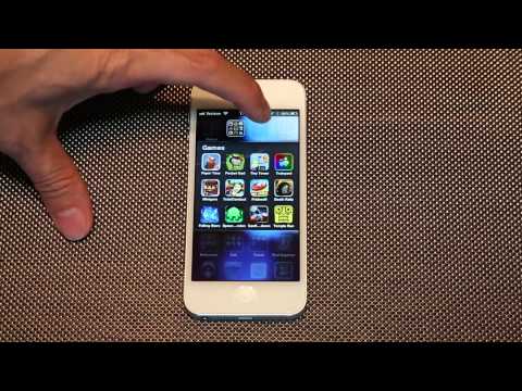 iPhone 5 iOS Folder Tip
