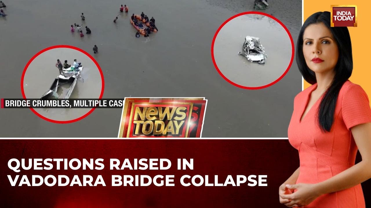 Gambhira Bridge Collapse: Multiple Casualties As Vehicles Plunge Into Mahisagar River