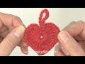 Click to View : CROCHET: Hacer un pequeño corazón a ganchillo. Garnstudio