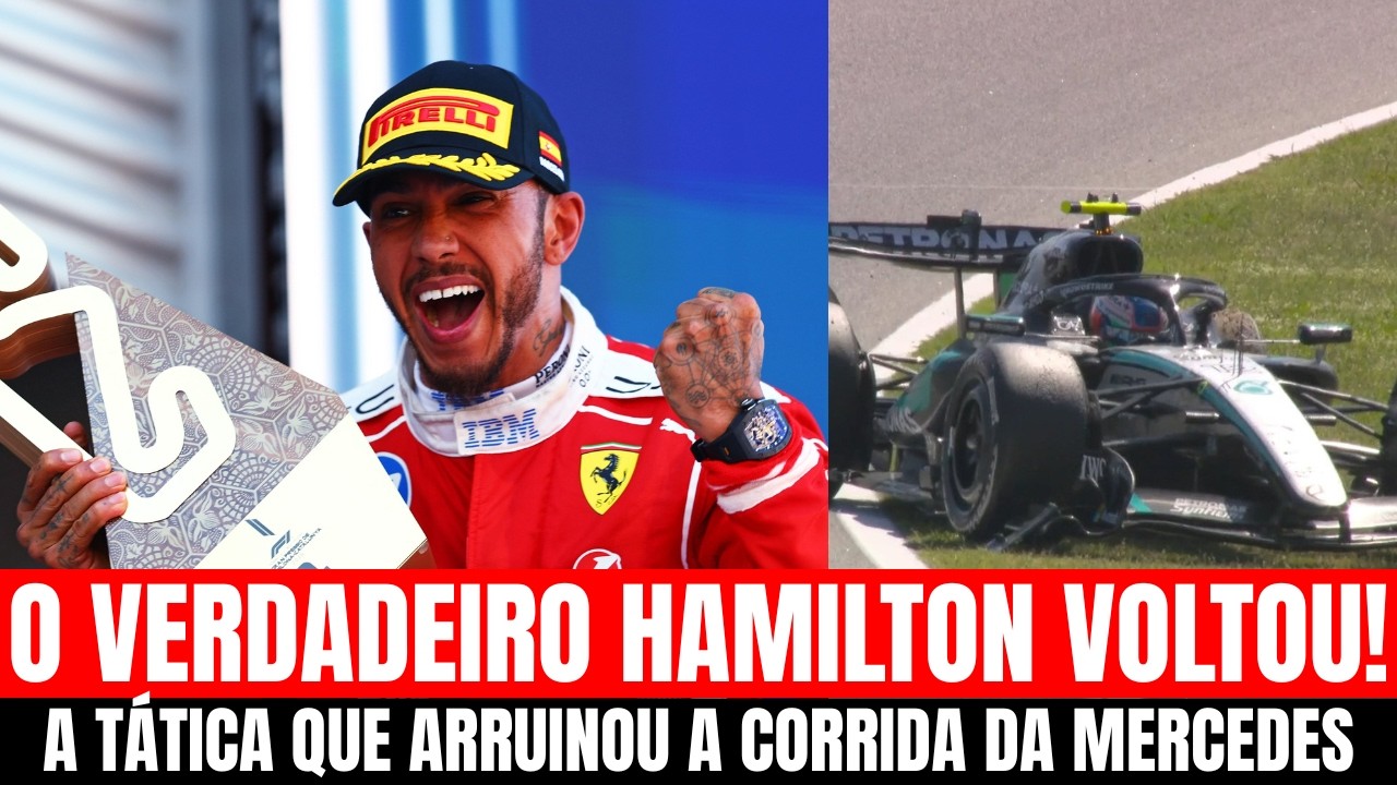 GP DA ESPANHA: Lewis Hamilton vence na Ferrari e expõe crise da Mercedes