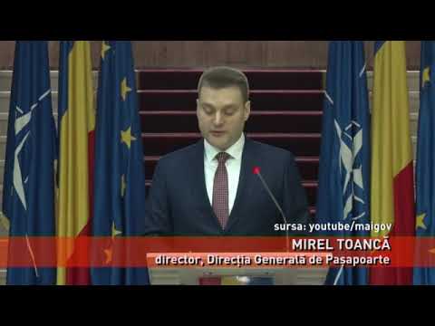 Elementele de securizare a pașaportului, prezentate public