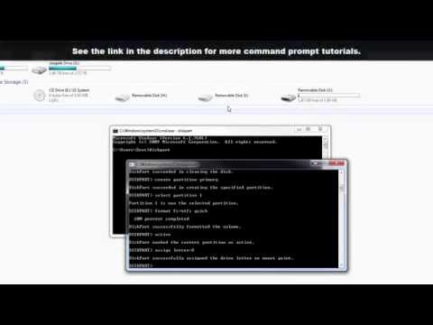 how to format a usb using cmd