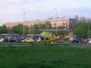 Lądowanie AGUSTA A109E POWER LPR na Mokotowie.