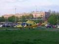 Lądowanie AGUSTA A109E POWER LPR na Mokotowie.