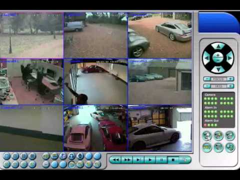 Viewing recorded footage on your DVR using the control panel