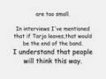 Tarja's open letter (why tarja was kicked from nightwish)