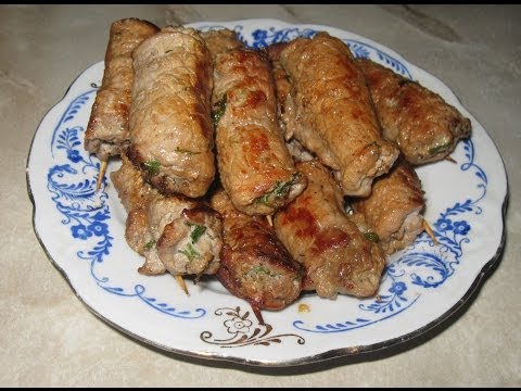 Вкусные мясные рулеты рецепты с фото