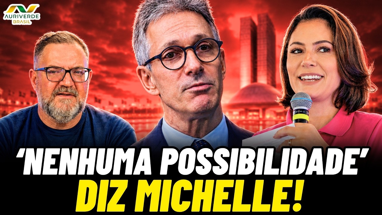 Michelle Bolsonaro descarta ser candidata a vice de Romeu Zema