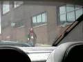 Atlanta Hawk on Motorcycle